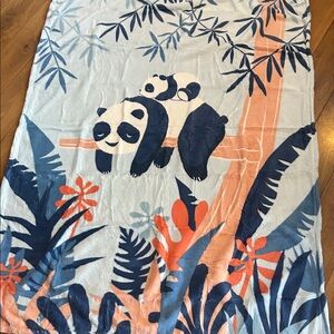 NEW Panda Print Super Soft Blanket